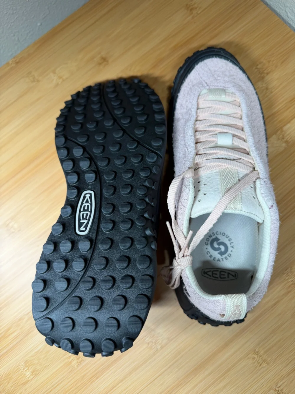 Keen KS Mino Women's Pink Black Sneakers Size 8 Cameo Rose Birch NIB Gorpcore